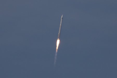 De lancering van een Atlas V raket door de NASA